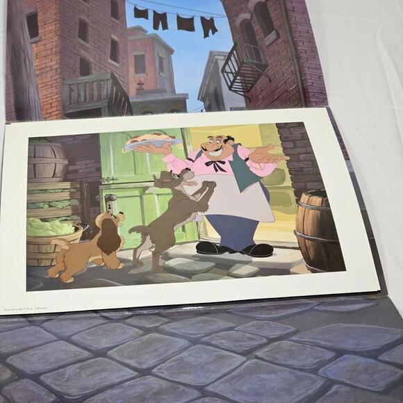 Disney Set of 2 Lady and the Tramp Commemorative Lithograph Prints - Picture 2 of 6